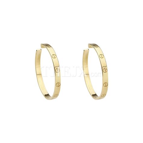 replica cartier hoop earrings